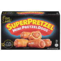 Superpretzel Mini Pretzel Dogs - 30 Each